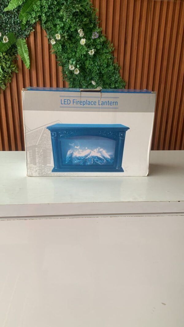 23cm led fireplace lantern