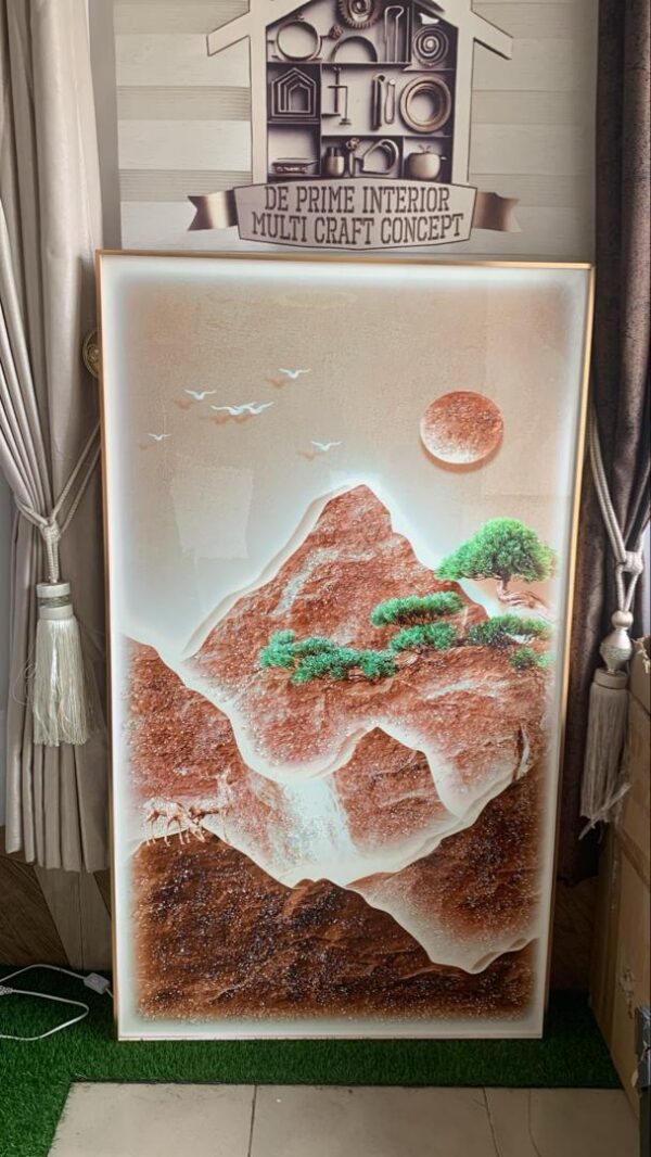 80cm by 140cm frame with led light