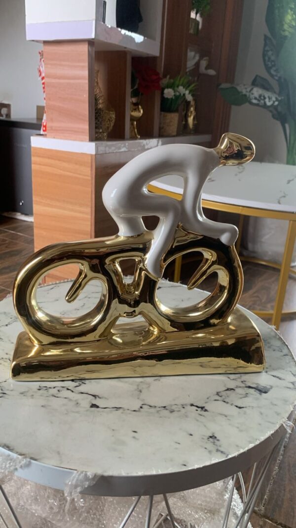 Shining bicycle luxury ornament