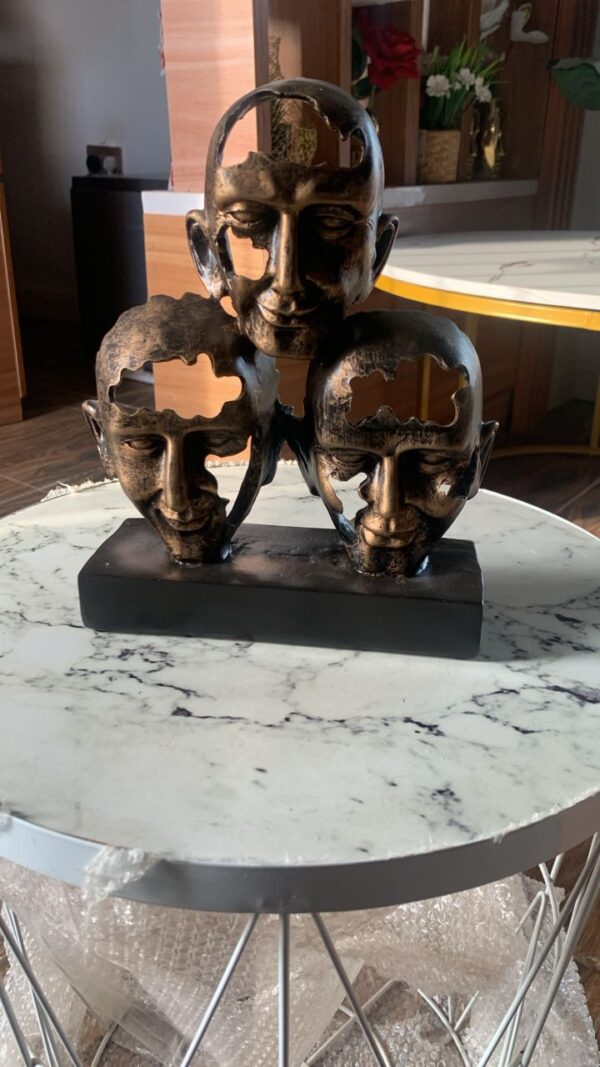 3 in 1 skull head
